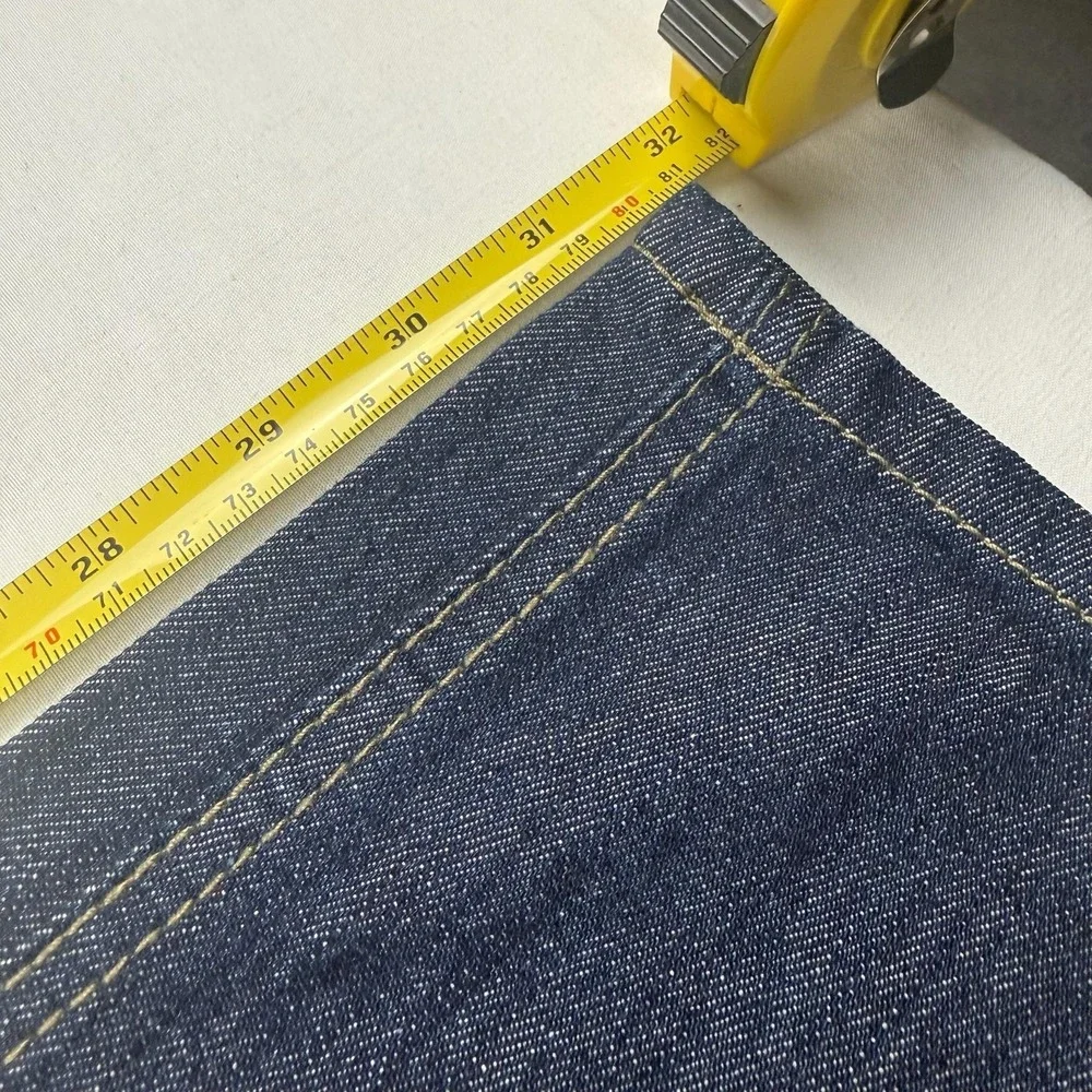 DEGREE'S Jeans Mens 40x32 Blue Med Wash Relaxed Wide Leg Denim Casual DJ-15 - Picture 4 of 6